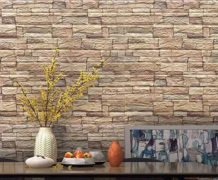 Samolepiaca tapeta panel 3D na stenu penová imitácia tehla kameň 10 kusu