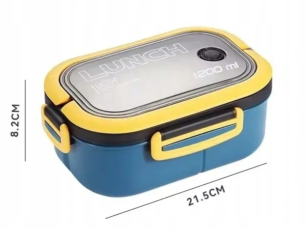 Nosič na jedlo s priehradkami obedový desiatový box 1200 ml