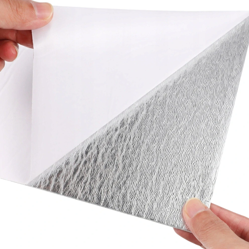 Panele samolepiaca šedá s odbojeniami mramorová penová tapeta nástenné 30x60cm 10 ks