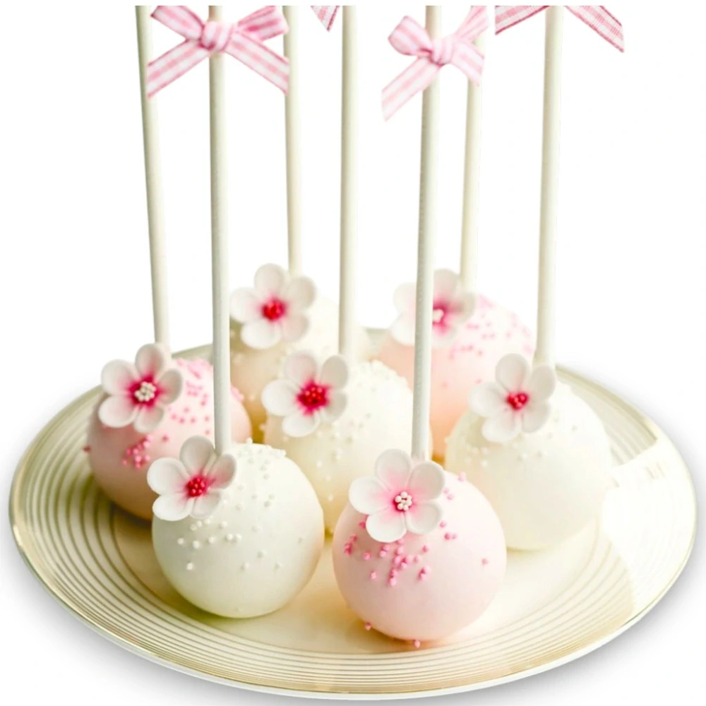 Papierové špajdle na lízanky, Cake pops a zdobenie - 100 ks (100x4 mm)