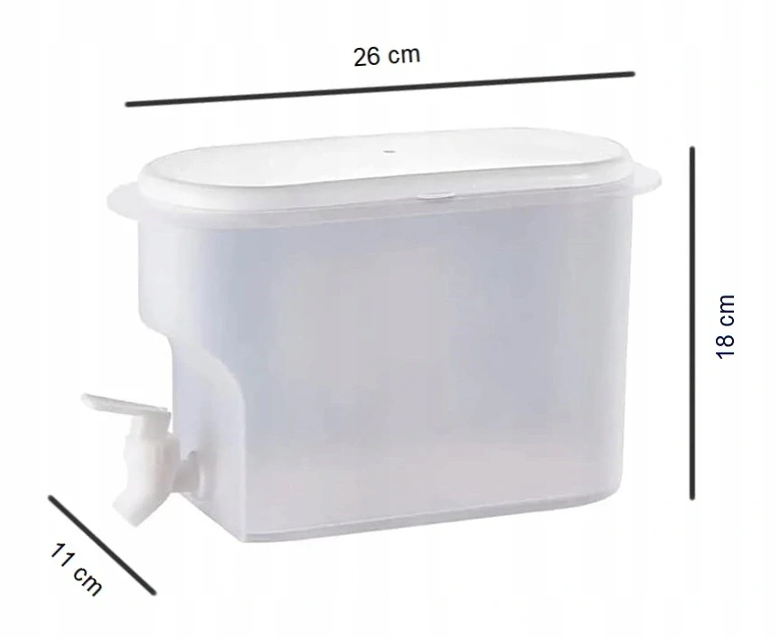 Nádoba na studené nápoje s kohútikom do chladničky 3,0L