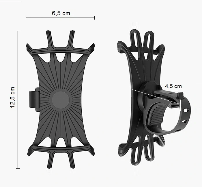 Držiak telefónu na bicykel silikónový