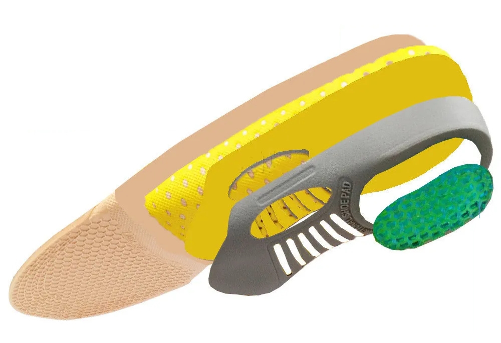 Korekčné ortopedické vložky do topánok na plochú nohu 35-40