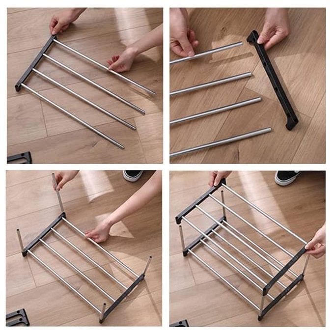 Police a botník stabilný ľahký stojan na topánky 21cm