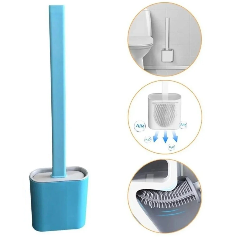 Silikónová kefa na WC flexibilná antibakteriálna štetka