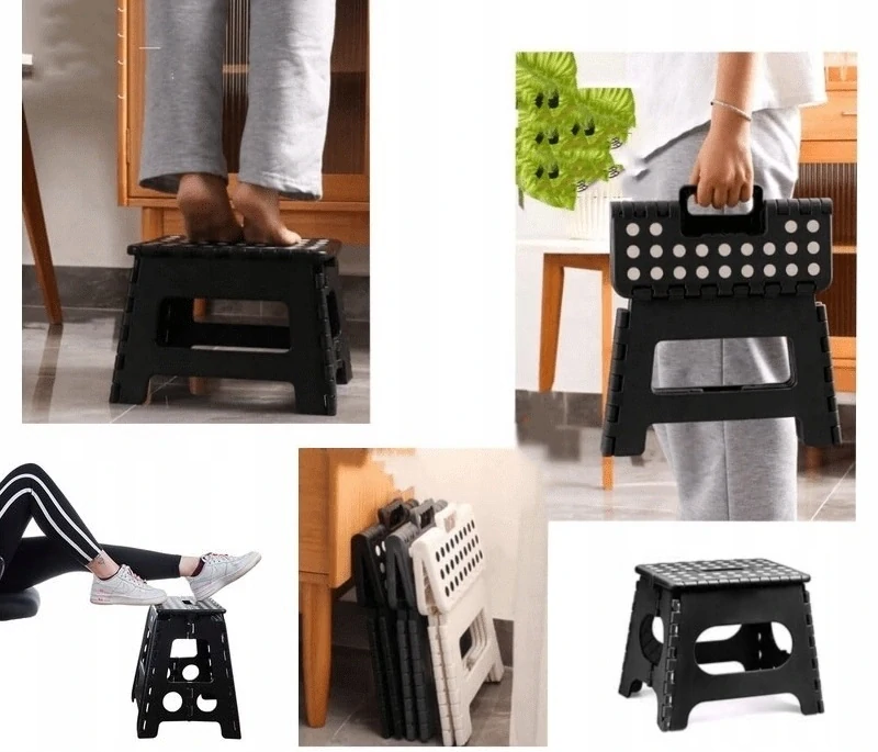 Taburet skladací schodík pevná stolička 22 cm