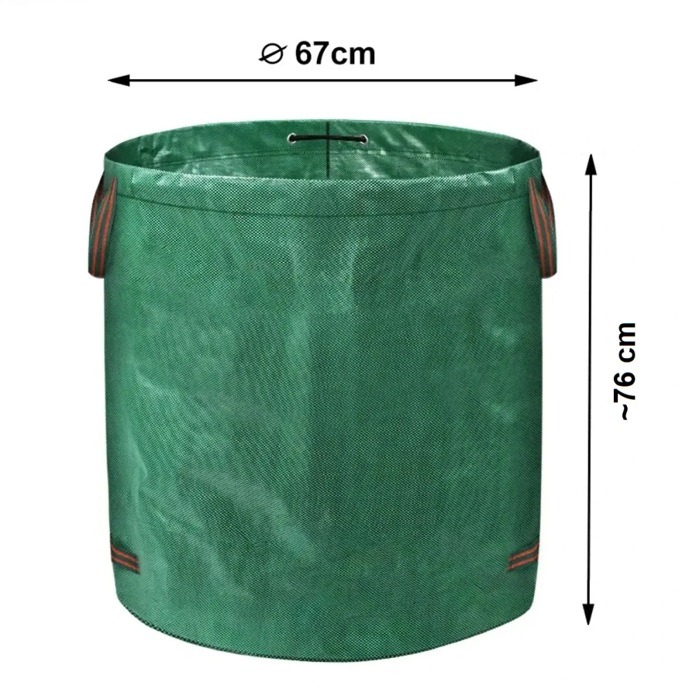 Záhradný kôš vrece na lístie trávu vetvy objem 272 litrov