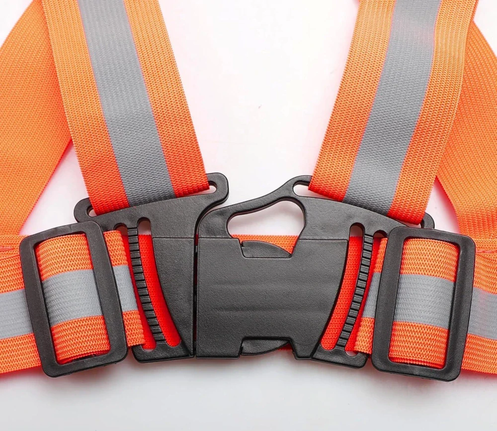 Reflexné traky popruhy traky oranžové