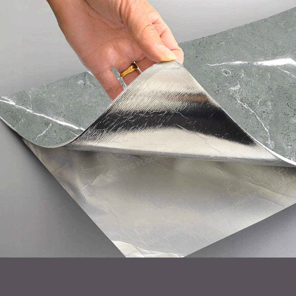 Panele samolepiaca šedá mramorová penová tapeta nástenné 30x60cm 10 ks