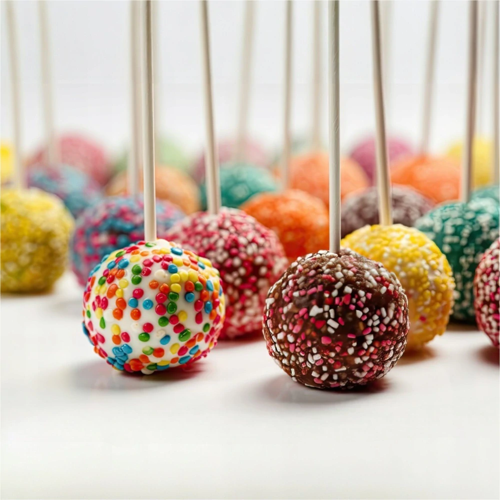 Papierové špajdle na lízanky, Cake pops a zdobenie - 100 ks (100x4 mm)