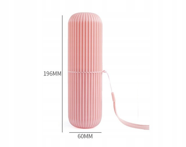 Prenosné cestovné púzdro na zubnú pastu a kefku