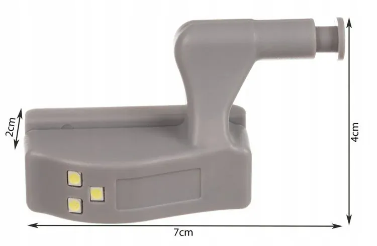 Svetlo do skrine 3 LED + batéria