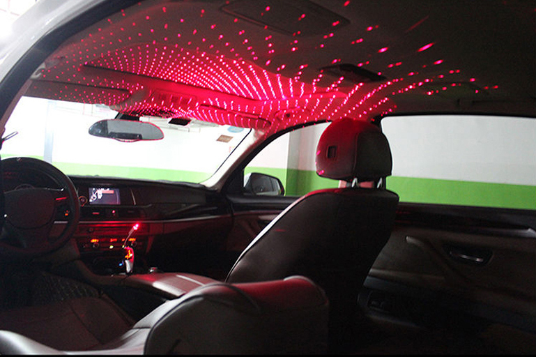 Projektor laserový hviezdny efekt svetlo LED pre auto