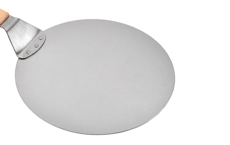Lopata na pizzu oceľová okrúhla 30cm