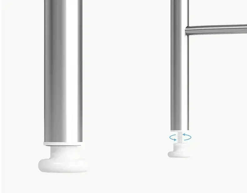 Kúpeľňová polička nad práčkou alebo WC kovová