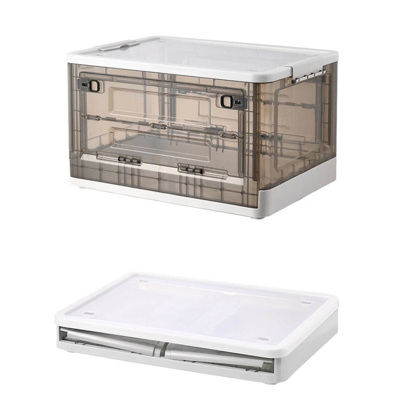 Skladací plastový box organizér modulárna skrinka kolieska