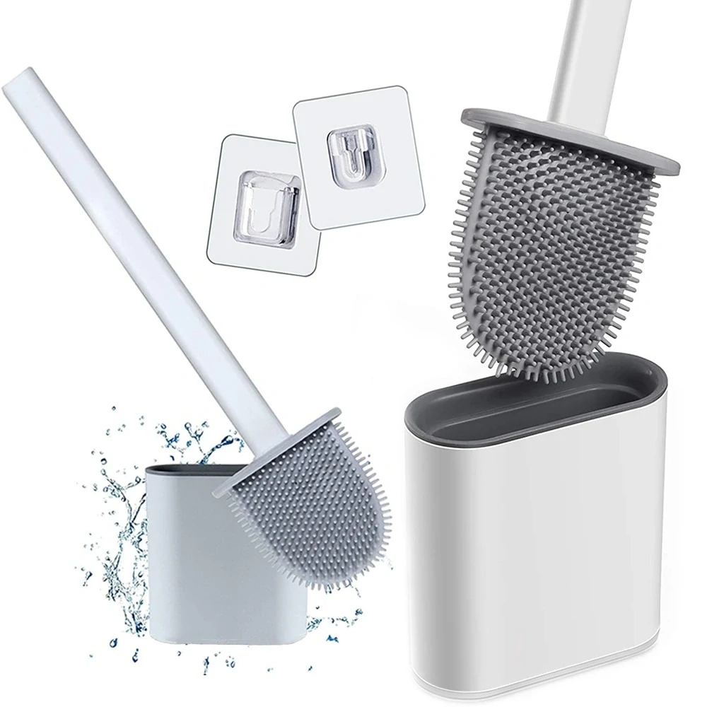 Silikónová kefa na WC flexibilná antibakteriálna štetka