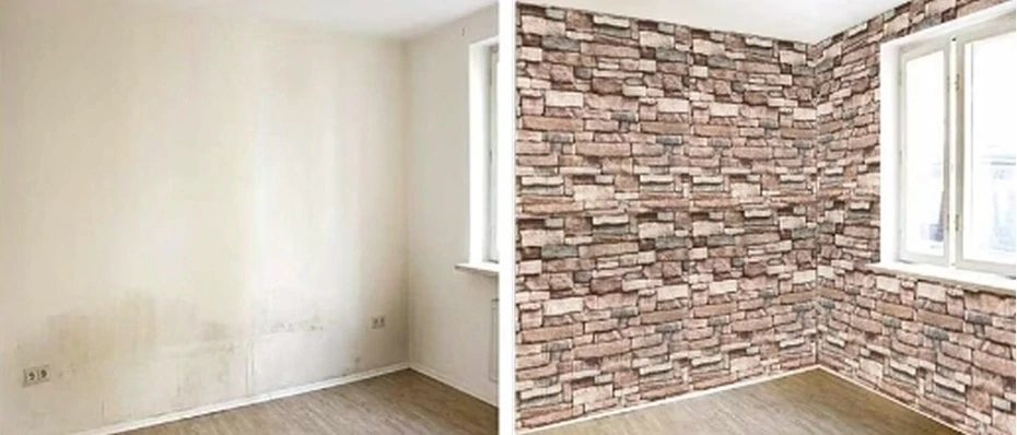 Samolepiaca tapeta panel 3D na stenu penová imitácia tehla kameň 10 kusu