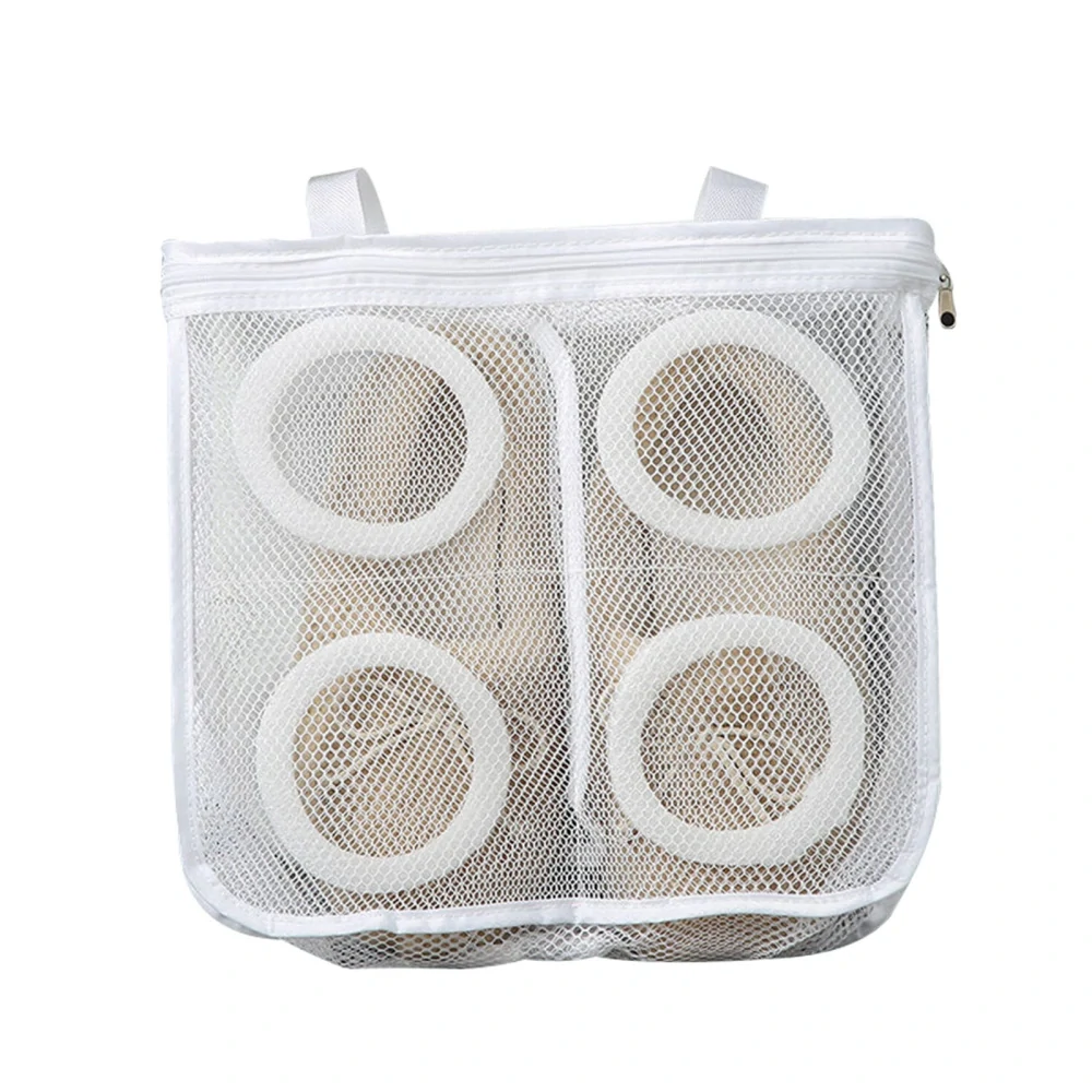 Veľkokapacitná taška sieťovaná na pranie topánok ponožiek so zipsom