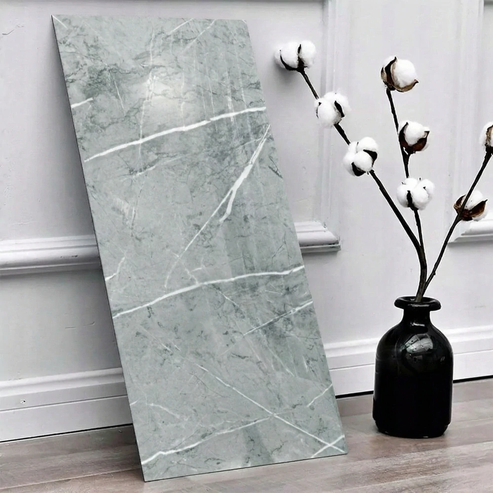 Panele samolepiaca šedá mramorová penová tapeta nástenné 30x60cm 10 ks