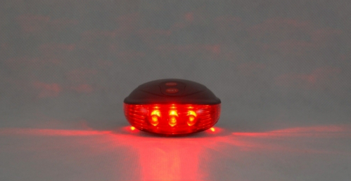 Zadné svetlo na bicykel s 5 led - 7 módov a 2 x laser