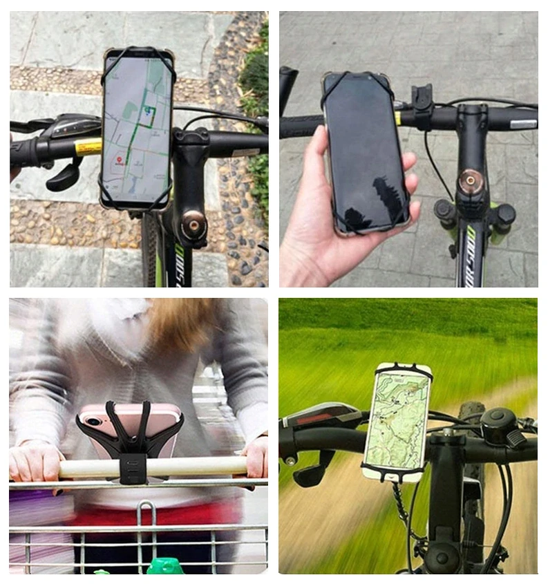 Držiak telefónu na bicykel silikónový