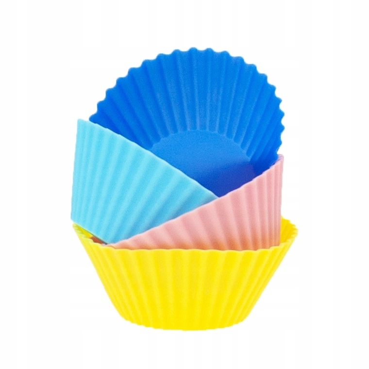 Silikónové košíčky na pečenie muffinov košíčky forma 6 kusu