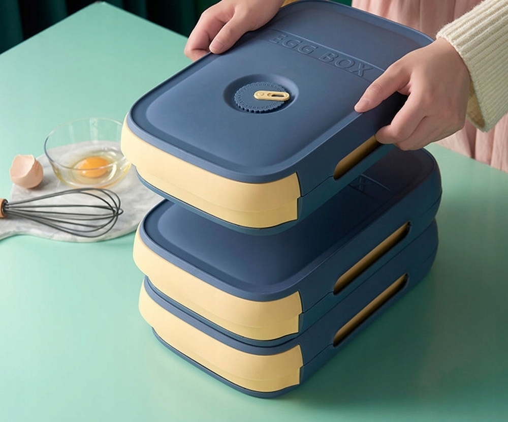 Plastový zásobník na uskladnenie vajec box na vajíčka