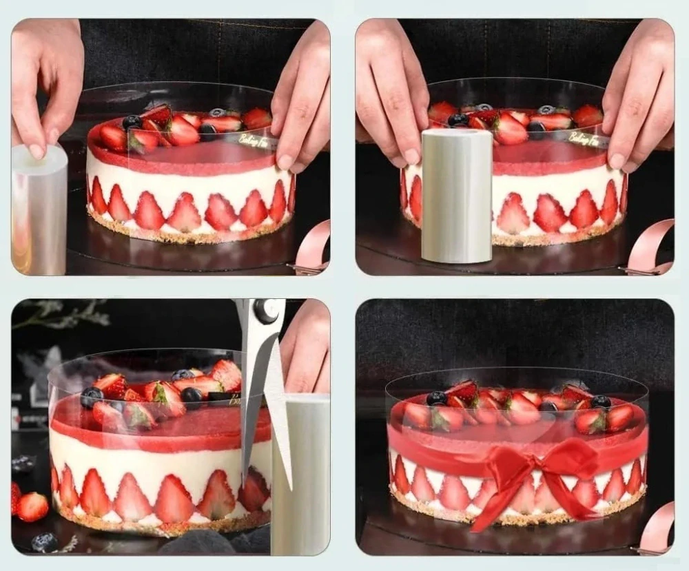 Okrajová fólia silný cukrársky obal na okraje tort 20 cm x 10 m