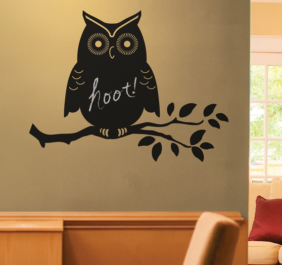 Samolepiaca tabuľa na stenu s kriedami