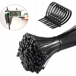 Sťahovanie pásky čierne balenie 100 ks set 3,6x150 káblových svoriek