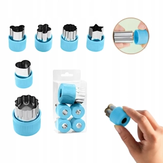 Formy na zdobenie tort vykrajovače na ovocie cukroviniek 6 ks