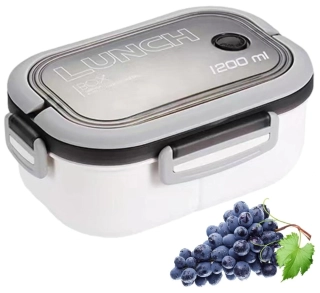 Nosič na jedlo s priehradkami obedový desiatový box 1200 ml