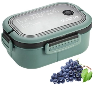 Nosič na jedlo s priehradkami obedový desiatový box 1200 ml
