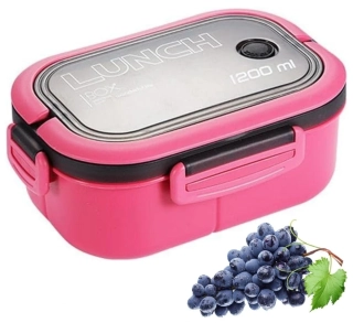 Nosič na jedlo s priehradkami obedový desiatový box 1200 ml