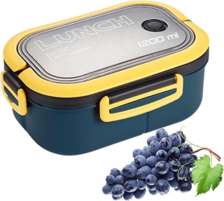 Nosič na jedlo s priehradkami obedový desiatový box 1200 ml